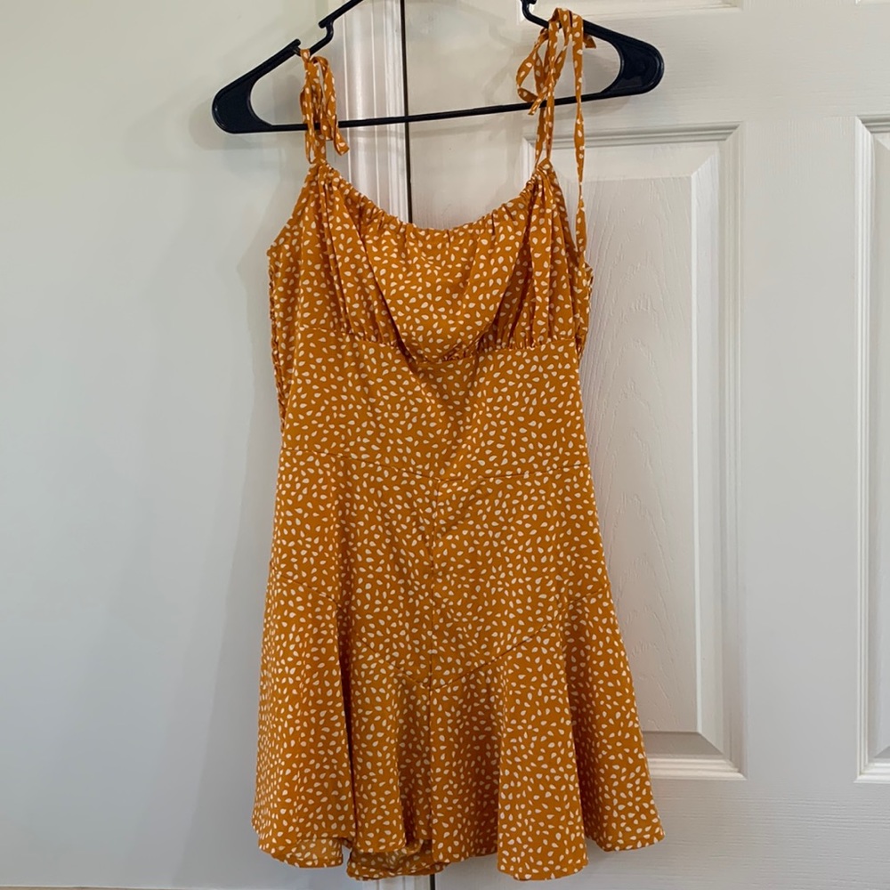 Tie-shoulder romper size S